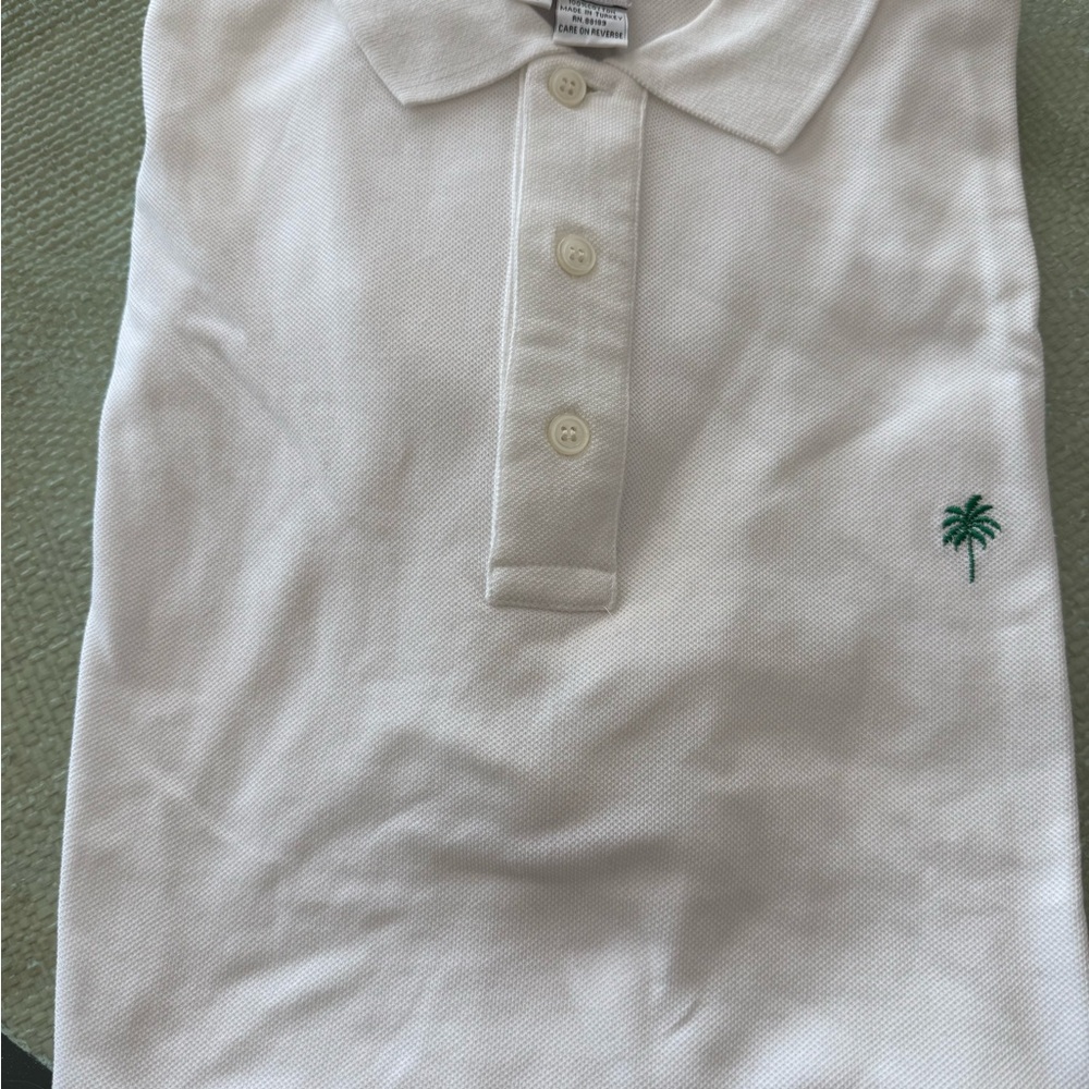 Lilly Pulitzer Men’s White Short Sleeve Polo Shirt XXL - Picture 5 of 6